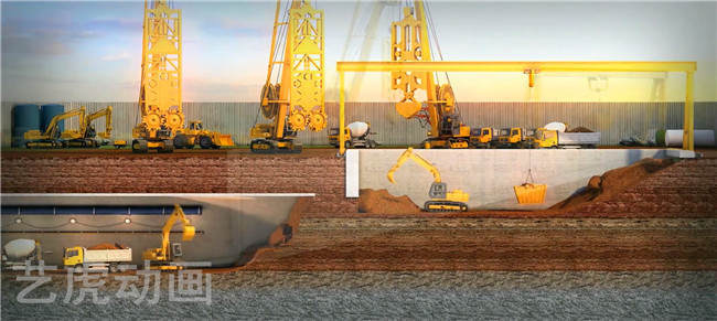 施工安全演示動畫圖